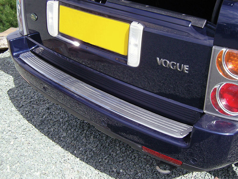 ZHAN YUE Stainless Steel Rear Bumper Protector For Range Rover Sport 2006-2013 – Trunk Sill Plate Cover